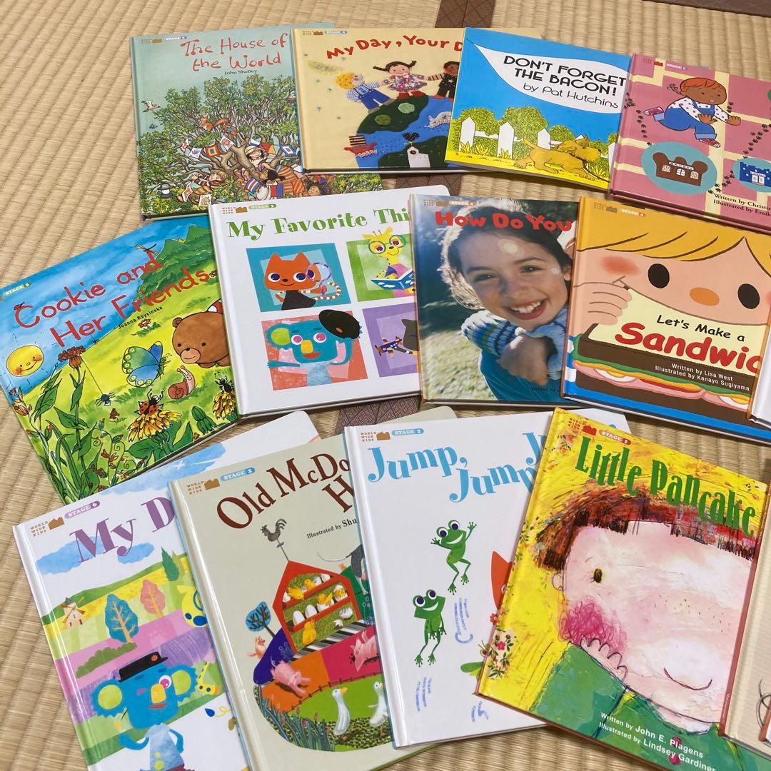 ワールドワイドキッズ　読み聞かせセット　英語絵本　知育　幼児教育　CD