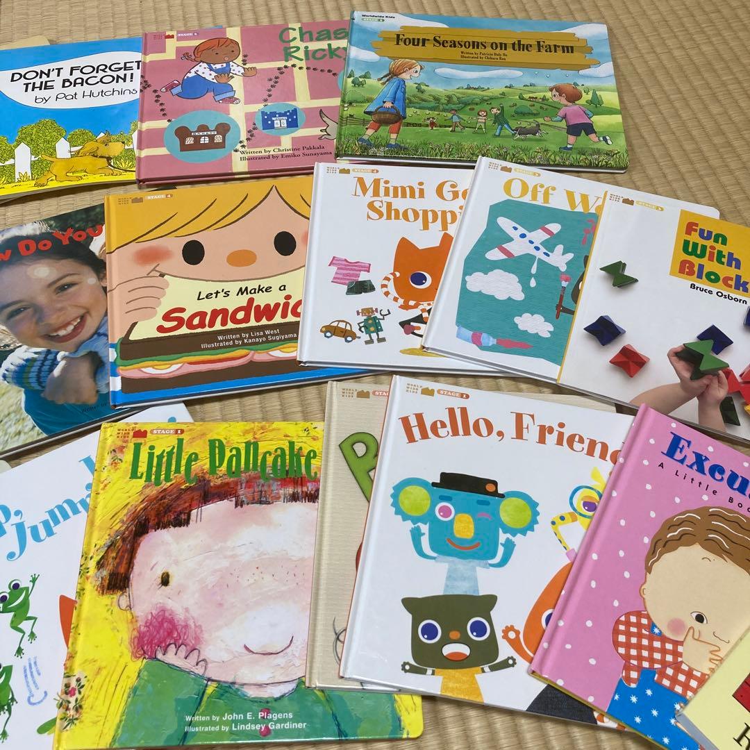 ワールドワイドキッズ　読み聞かせセット　英語絵本　知育　幼児教育　CD