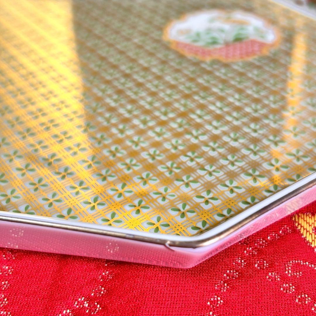 【未使用品】美濃焼　庫山窯　金彩狩衣　八角長盛大皿　オードブルプレート　廃盤品