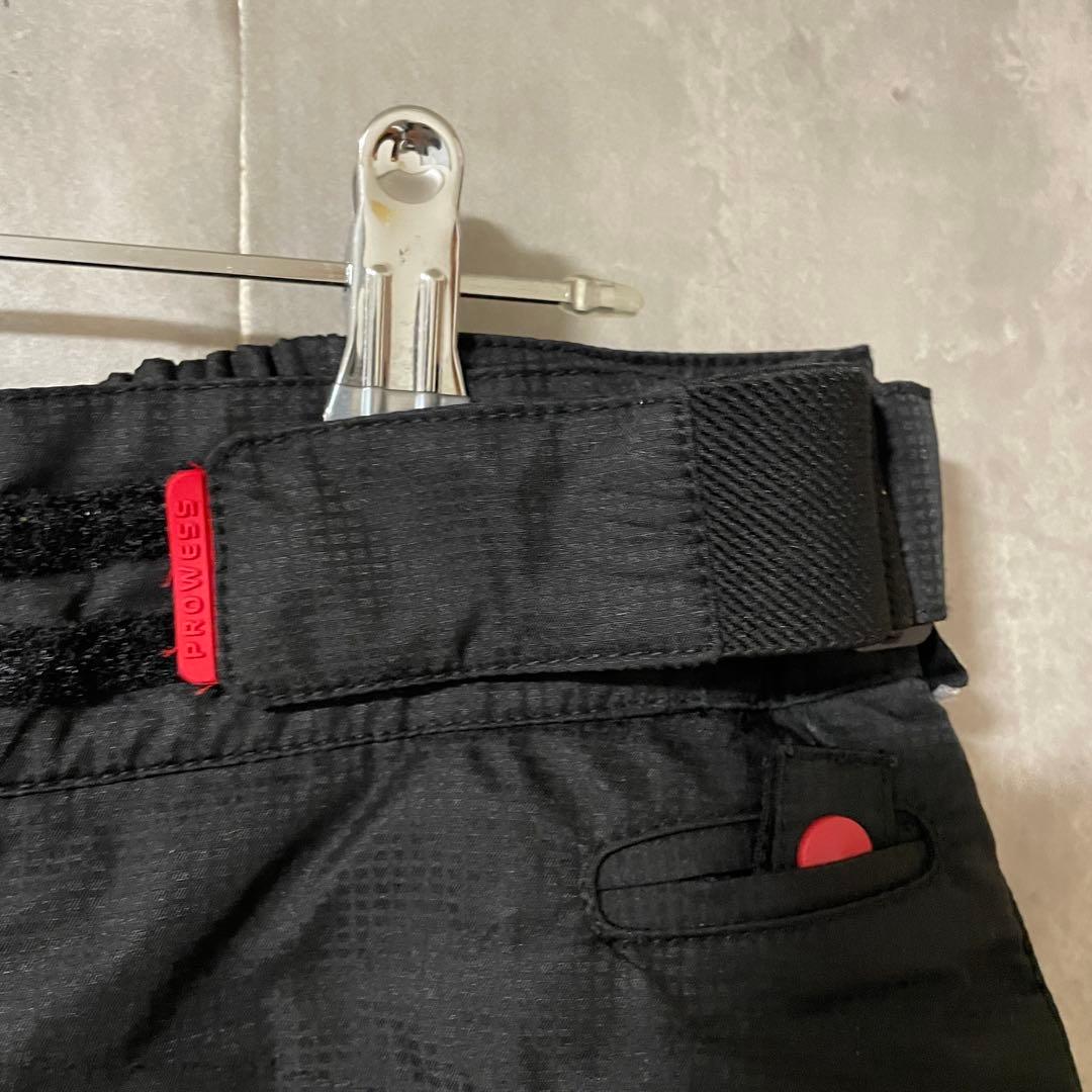 prowessスキーパンツスノーボードウェアズボン下黒ブラック多機能ポケット希少