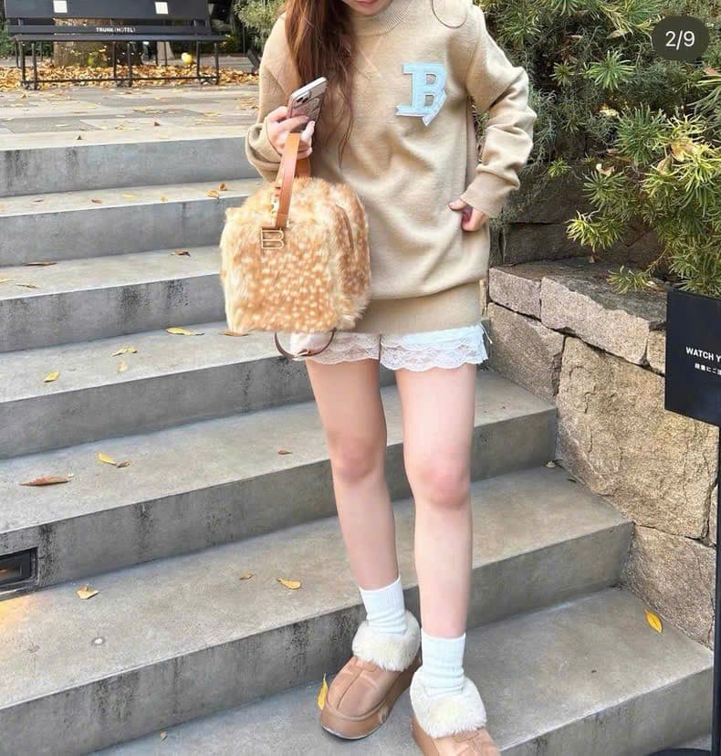 トップス Bibiy B CLUB KNIT WHITE M