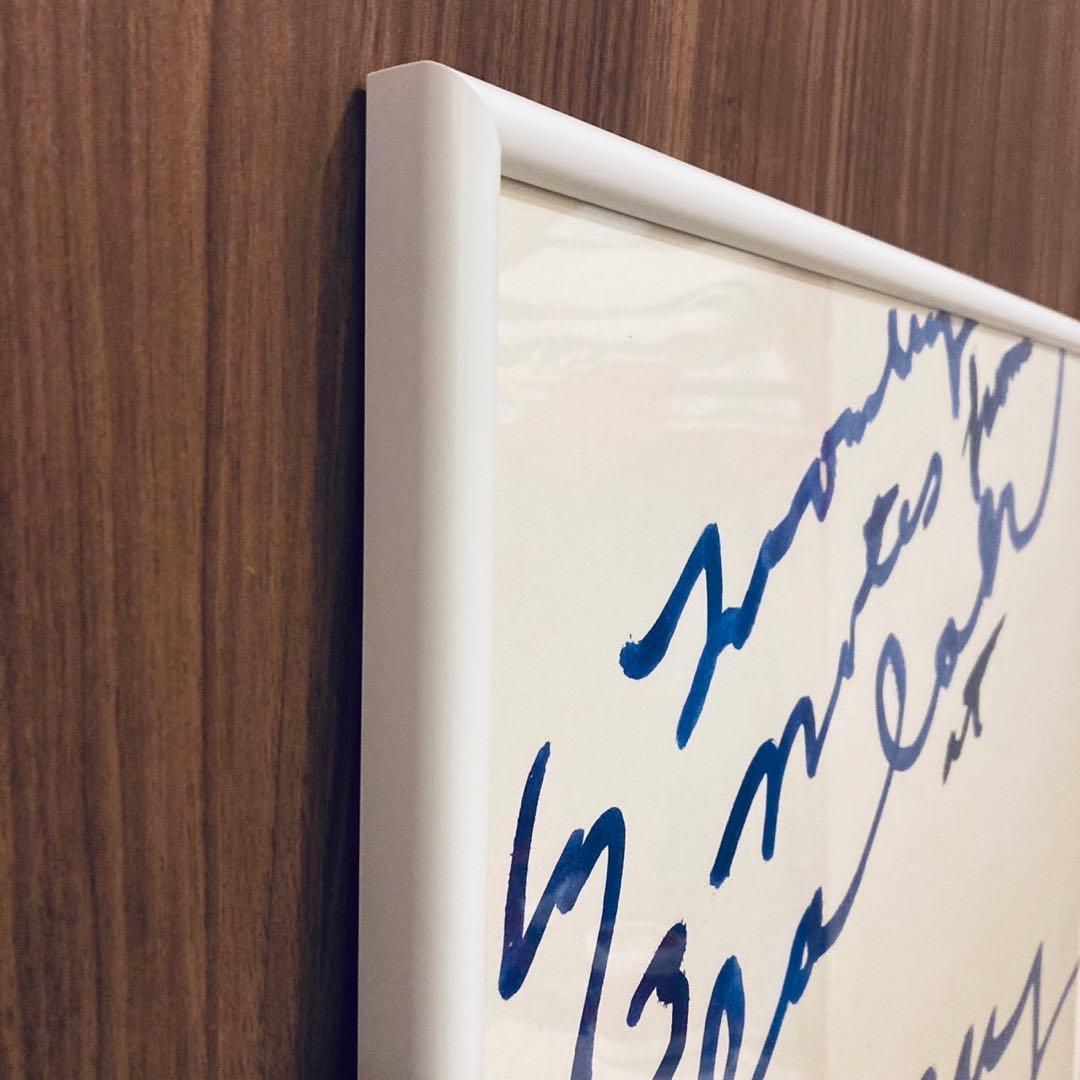 デッドストック正規品Cy Twombly サイトゥオンブリー 特徴額装済ポスター