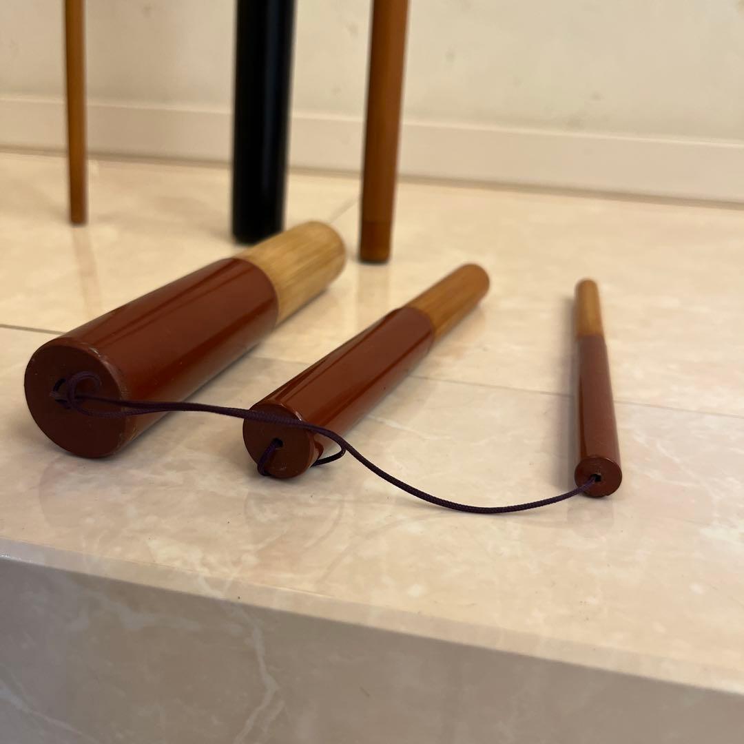 石鯛和竿　東光作　総塗り４本継ぎ竹竿　石鯛竿