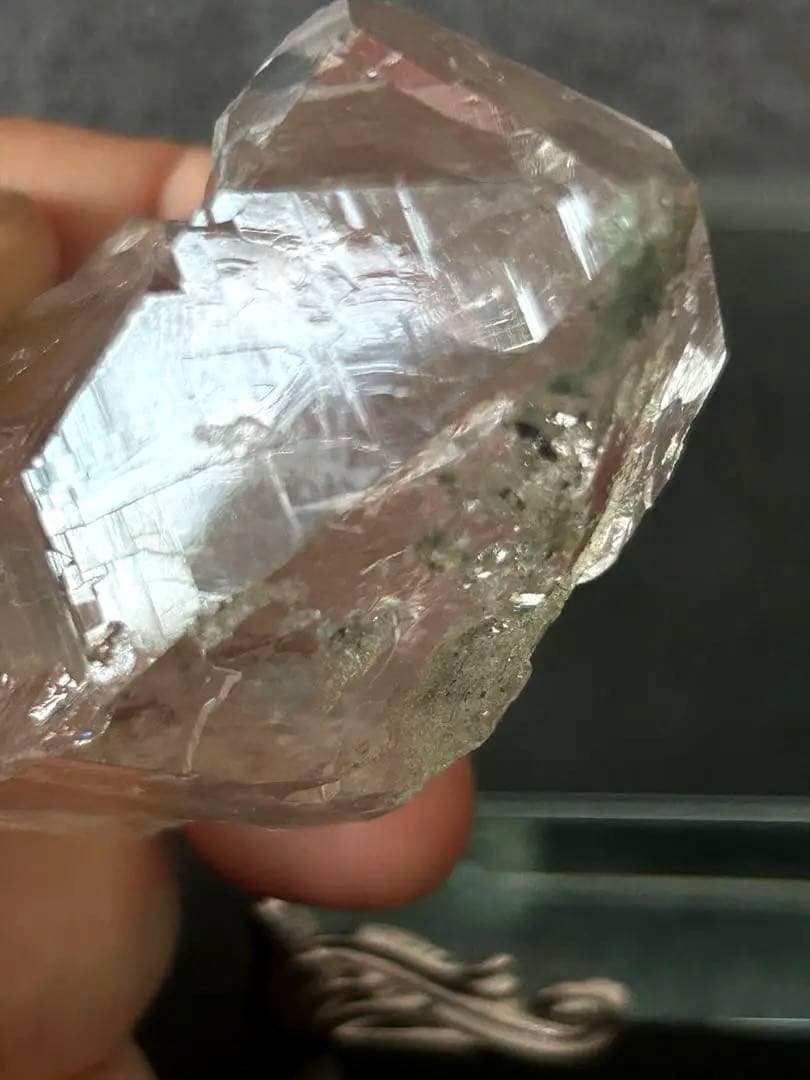 マニハール　ヒマラヤ　マニハール　水晶　原石　　レコードキーパー　クローライト