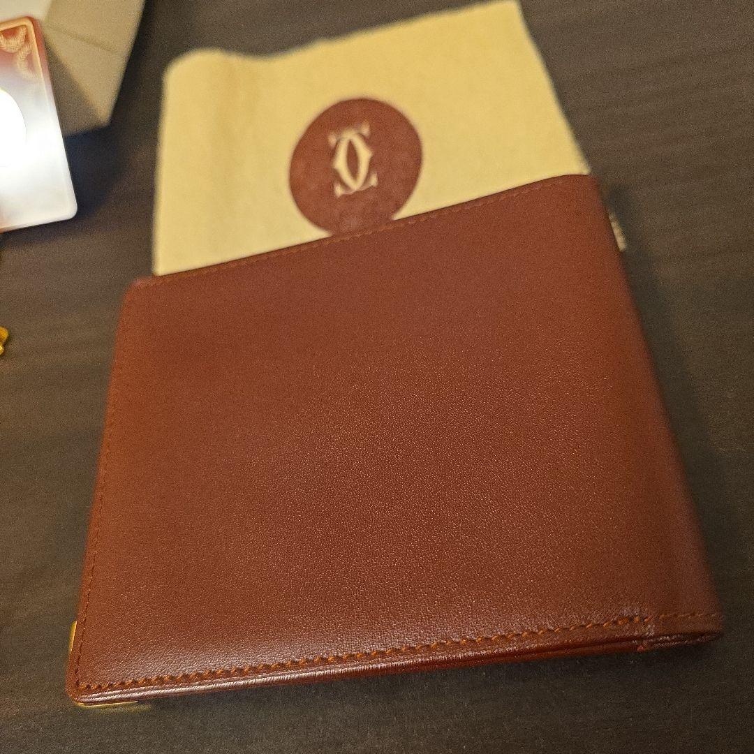 Cartier　マストライン　ケース　ポーチ　チェーン付　札入れ　セット