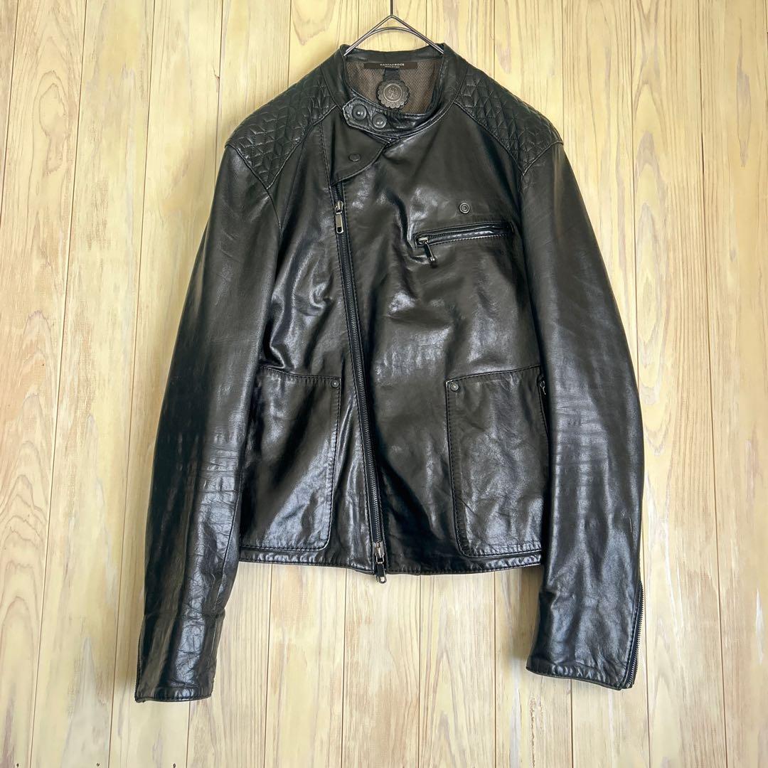 SANTACROCEサンタクローチェ　エストネーションレザーライダース　A18