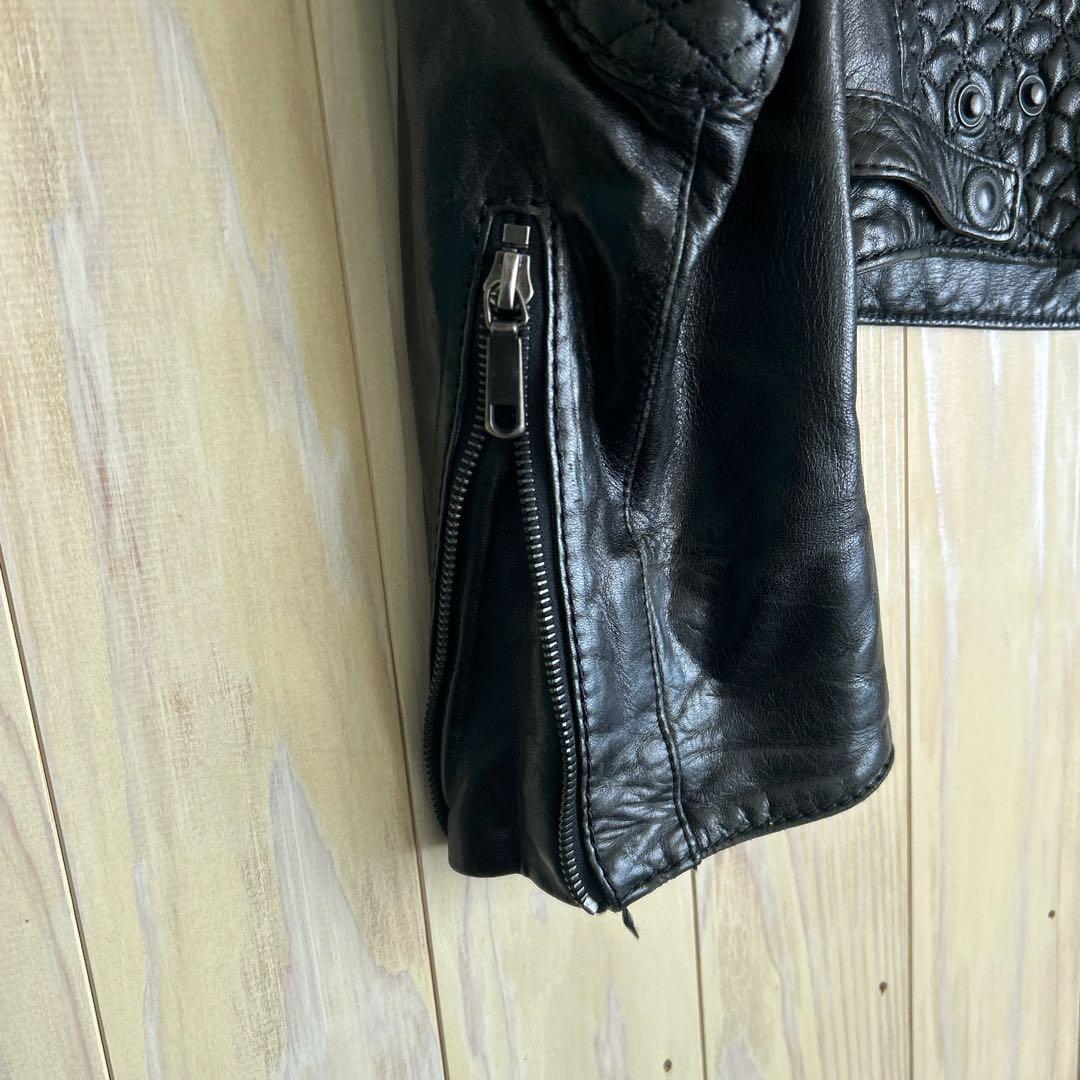 SANTACROCEサンタクローチェ　エストネーションレザーライダース　A18