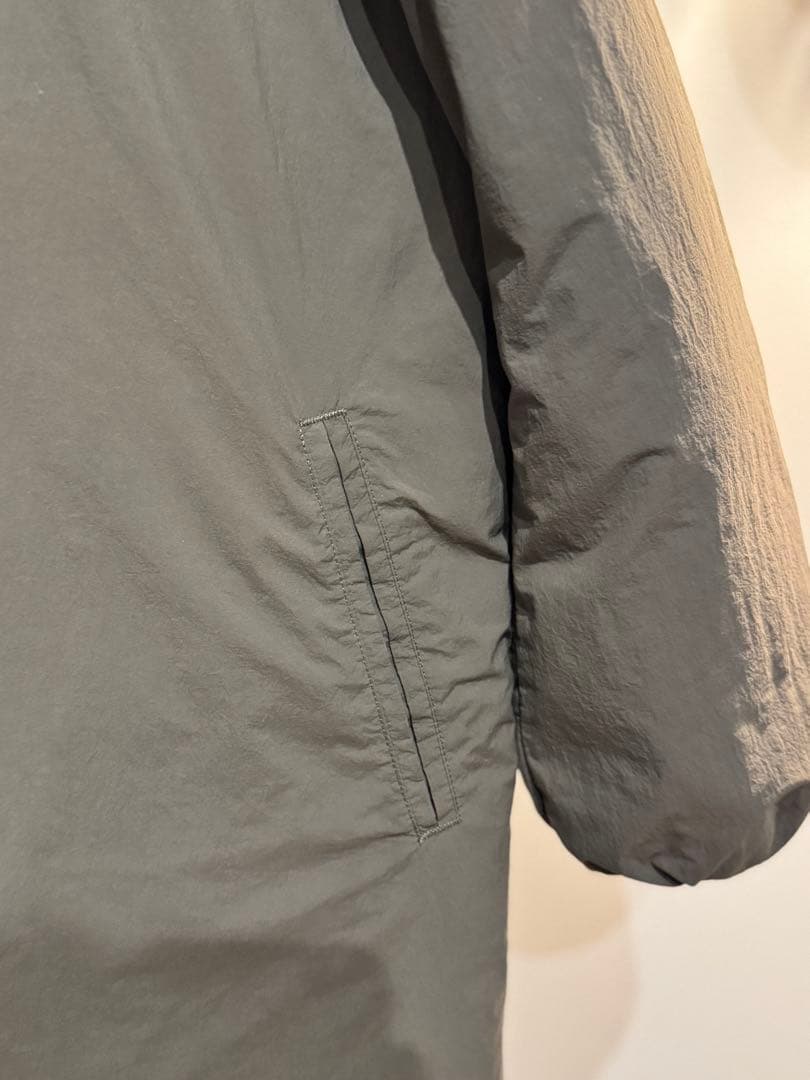 THE NORTH FACE ロングダウンコート パープルレーベル ダークグレー