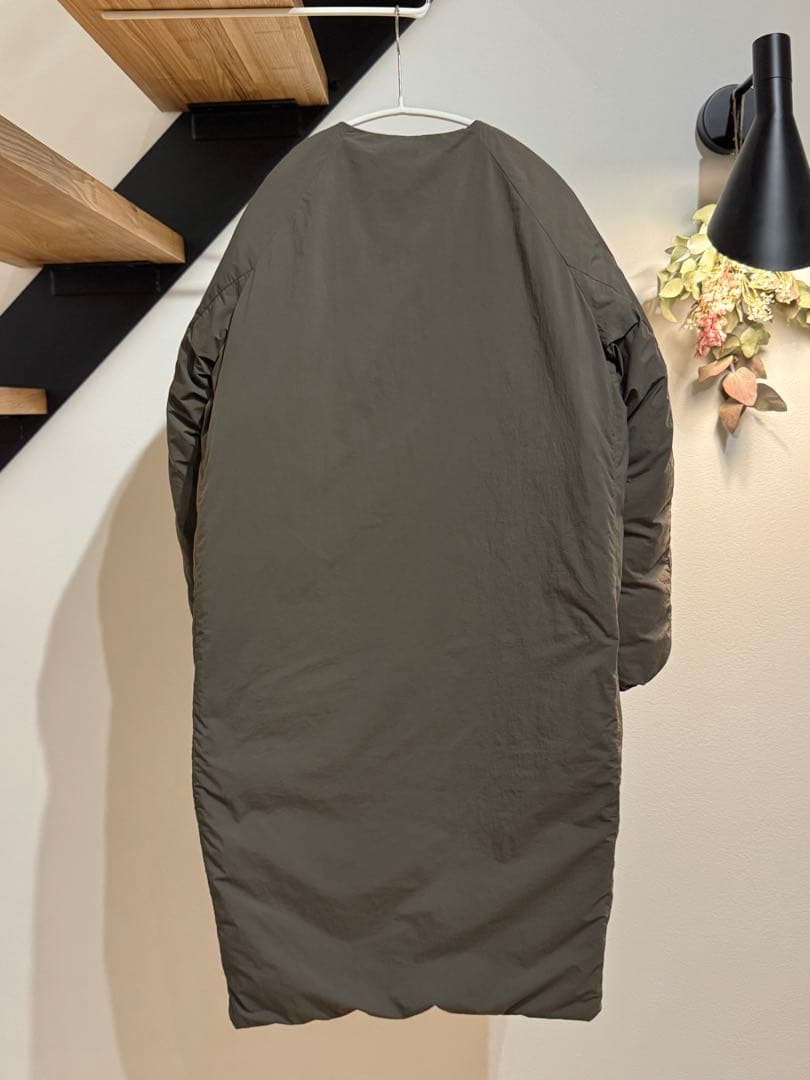 THE NORTH FACE ロングダウンコート パープルレーベル ダークグレー