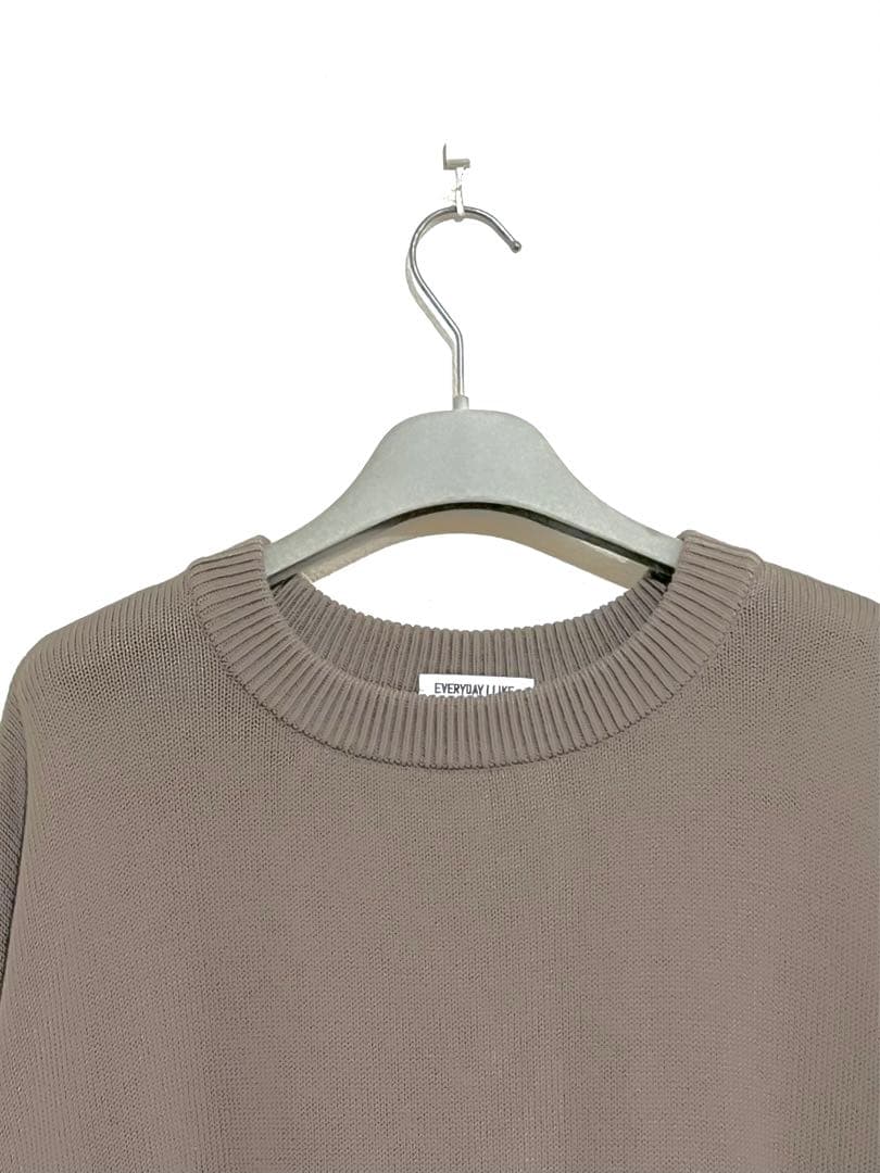 ドゥーズィエムクラス　25SS ベーシックニット　EVERYDAY I LIKE