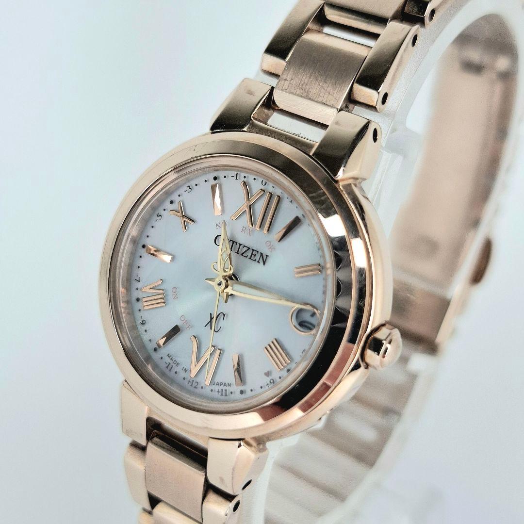 ✨人気 シチズン ハッピーフライト CITIZEN ソーラー 電波 ピンク