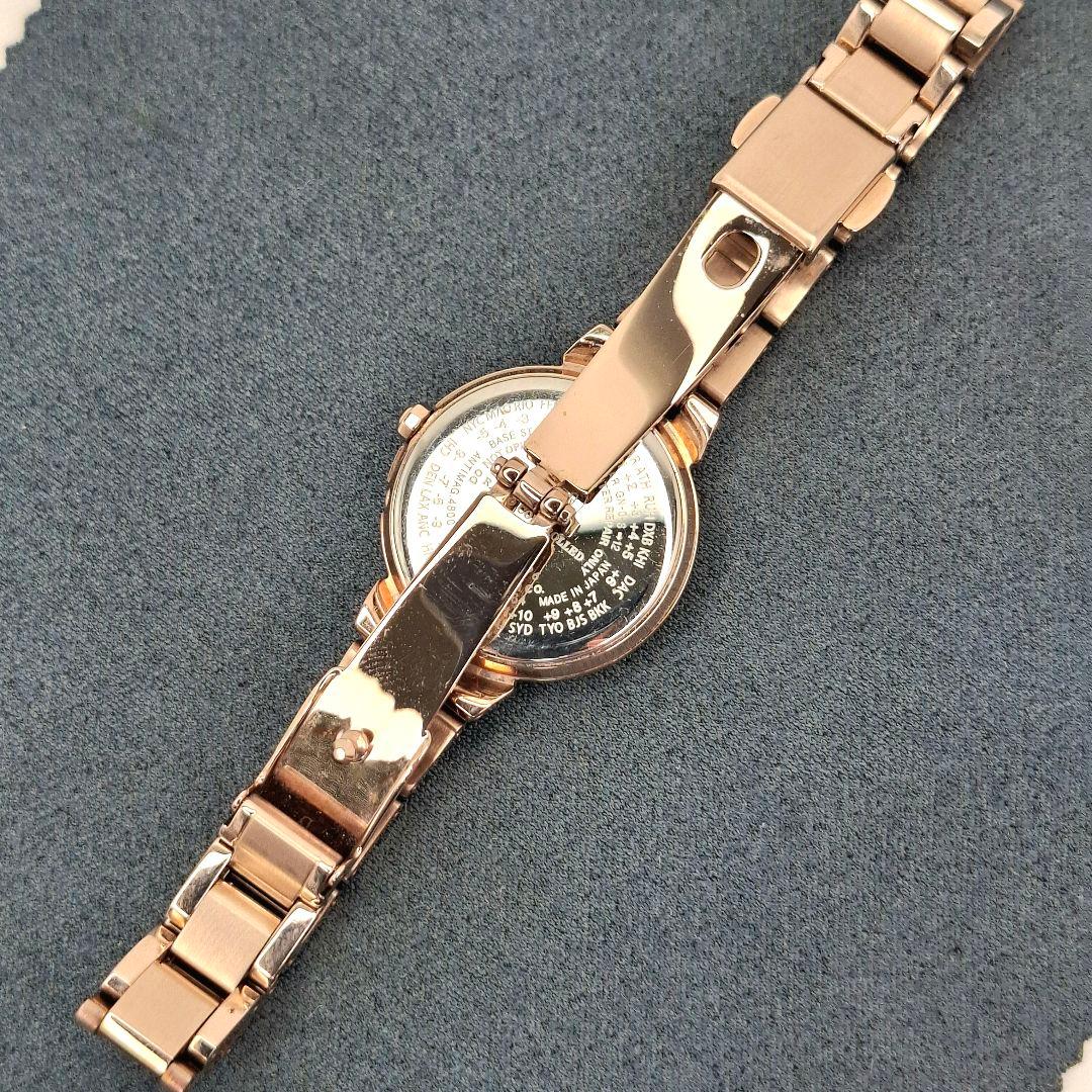 ✨人気 シチズン ハッピーフライト CITIZEN ソーラー 電波 ピンク