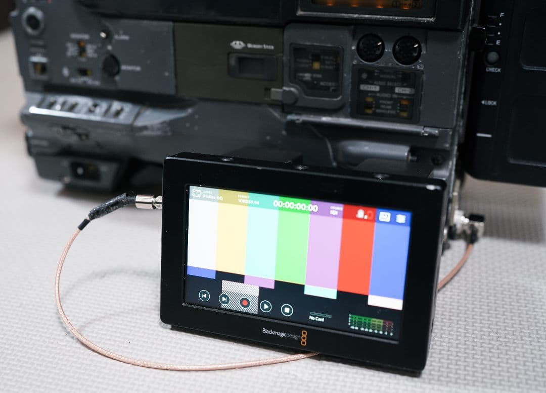 SONY 業務用ビデオカメラ 放送用カメラ HDCAM HDW-750 動作品