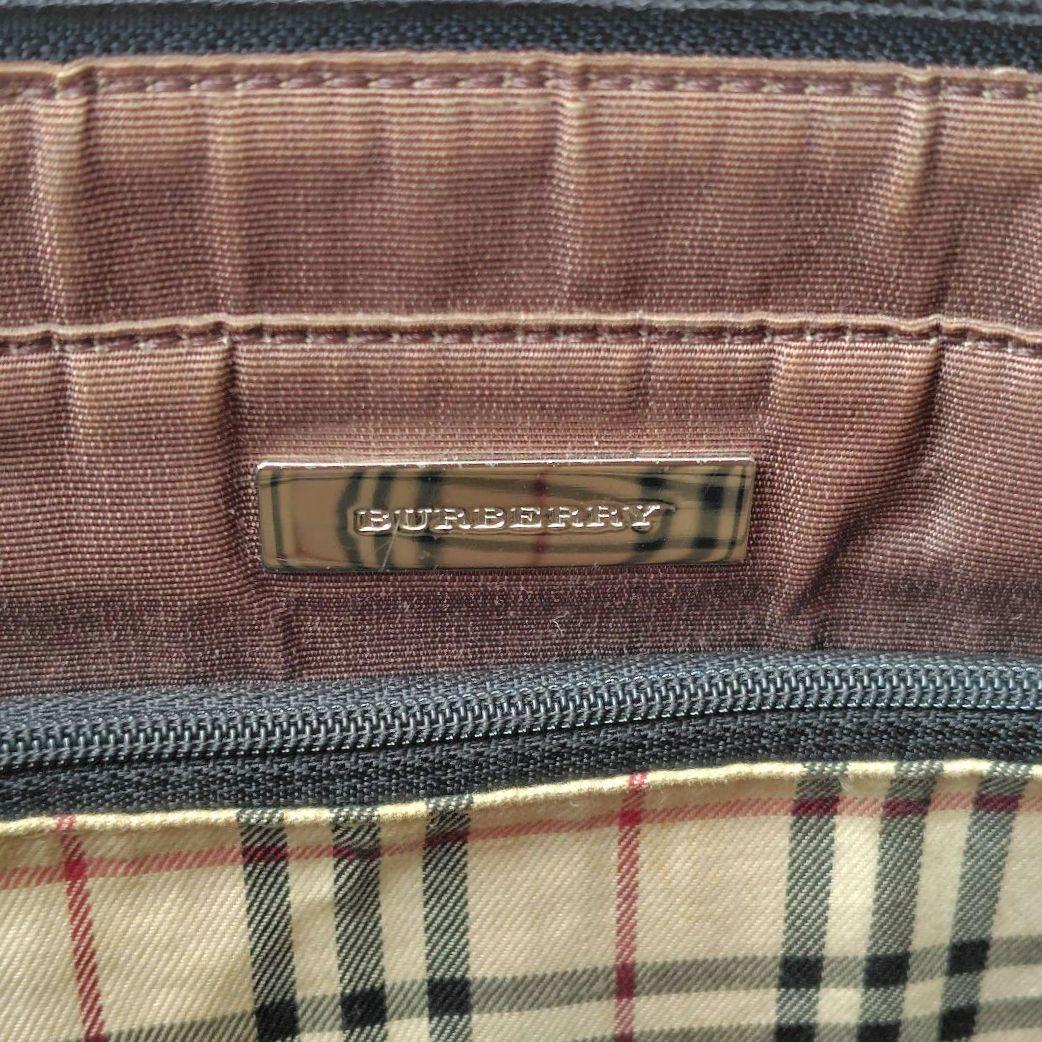 BURBERRY　サフィアーノレザー ノバチェック　トートバッグ　ビジネス　A4