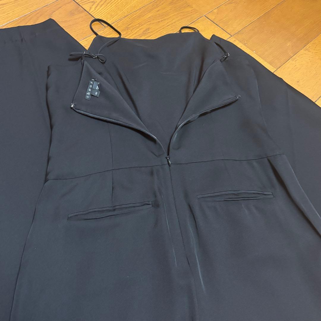 【美品】セオリー　シルクオールインワン