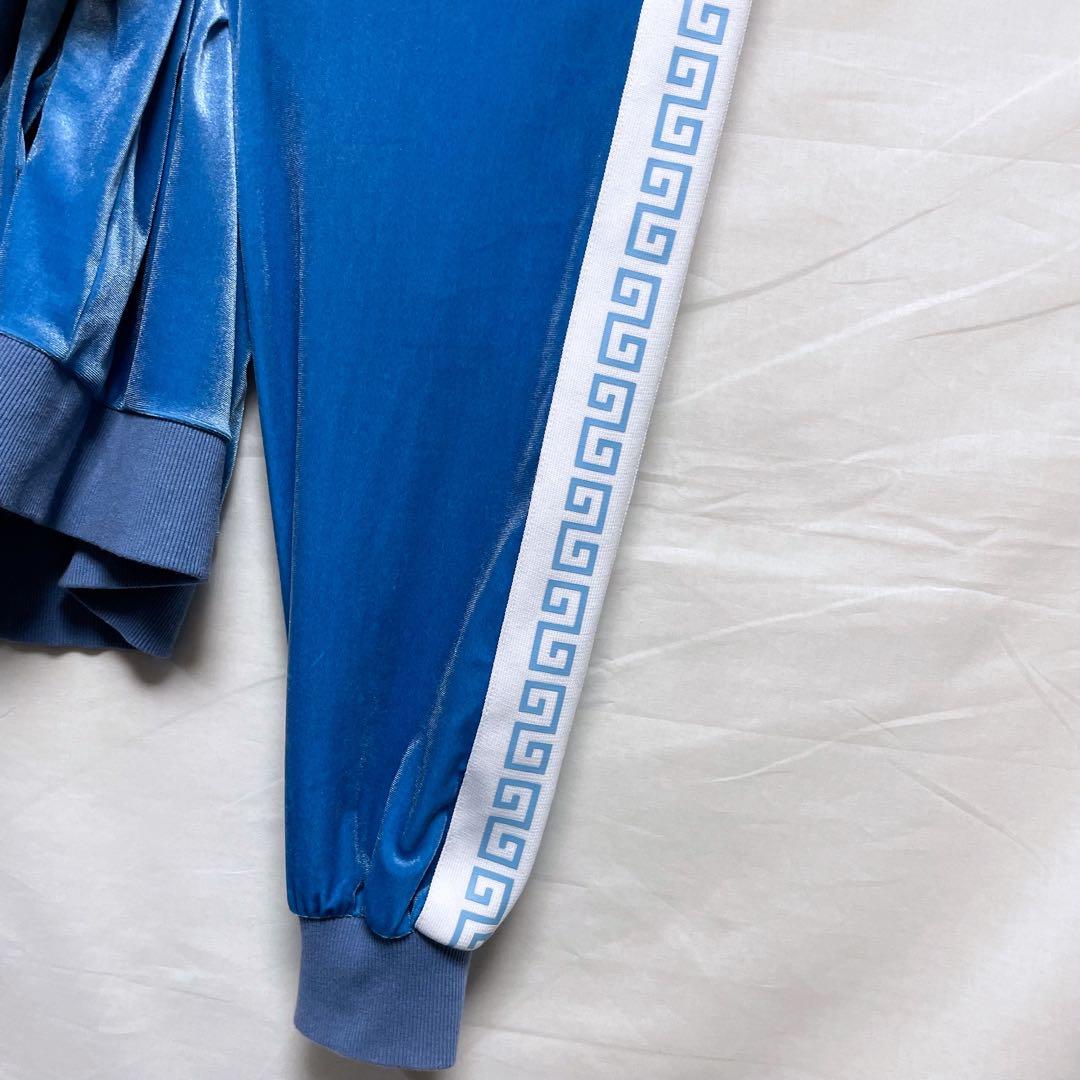 【LISTEN FLAVOR】ベロアトラックジャケット タイガー チャイナ 刺繍