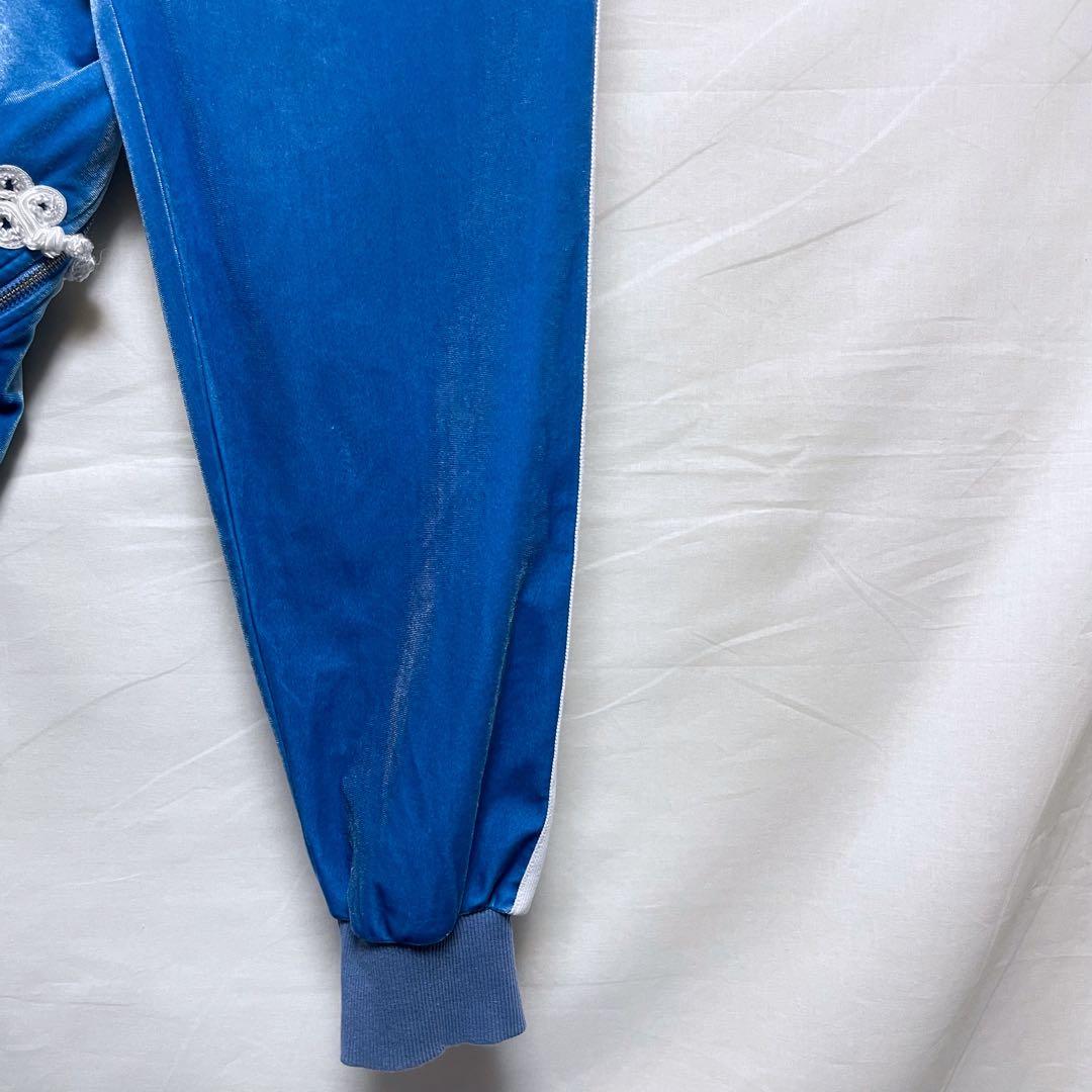 【LISTEN FLAVOR】ベロアトラックジャケット タイガー チャイナ 刺繍