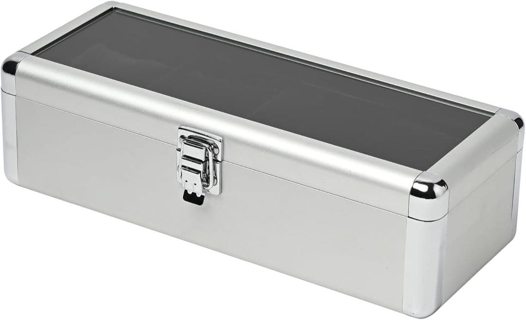 ESPRIMA 腕時計収納ケース シルバー 収納ボックス 時計収納 箱つき