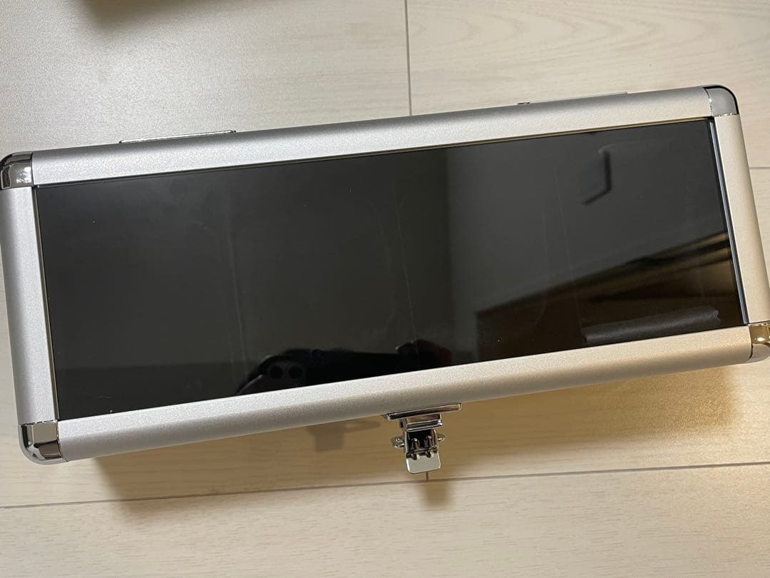 ESPRIMA 腕時計収納ケース シルバー 収納ボックス 時計収納 箱つき