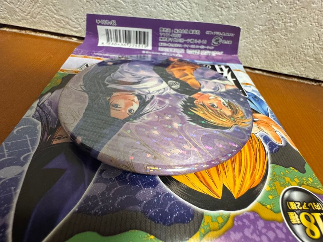 ヒカルの碁　小畑健展　缶バッジ　ヒカル＆藤原佐為