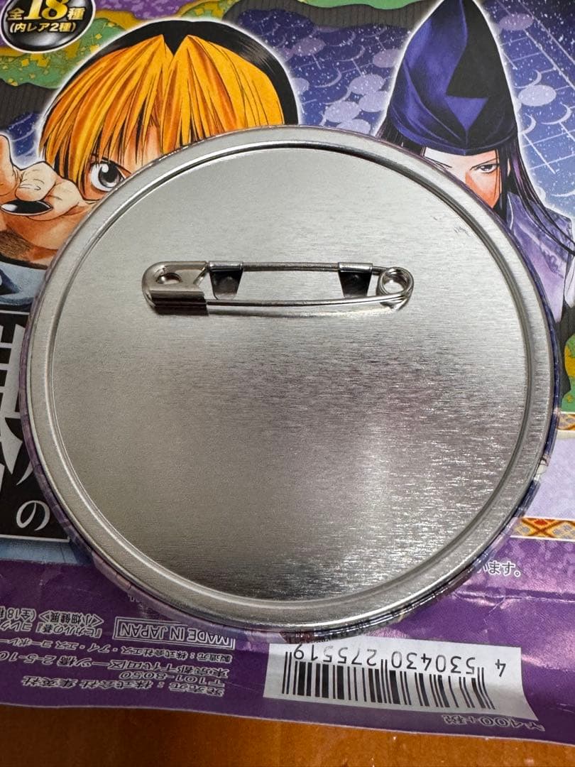 ヒカルの碁　小畑健展　缶バッジ　ヒカル＆藤原佐為