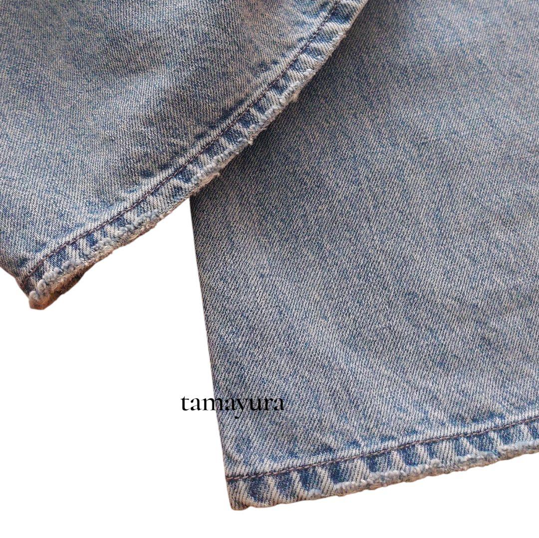 美品 WhimGazette ウィムガゼット/ポケットデニムパンツ USED加工