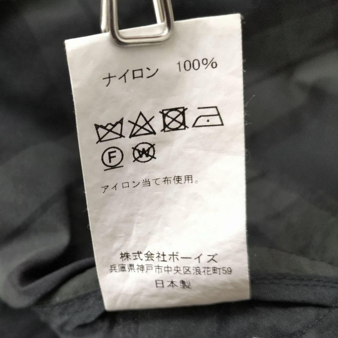 DANTON ダントン ブラックウォッチナイロンタフタフーデッドコート