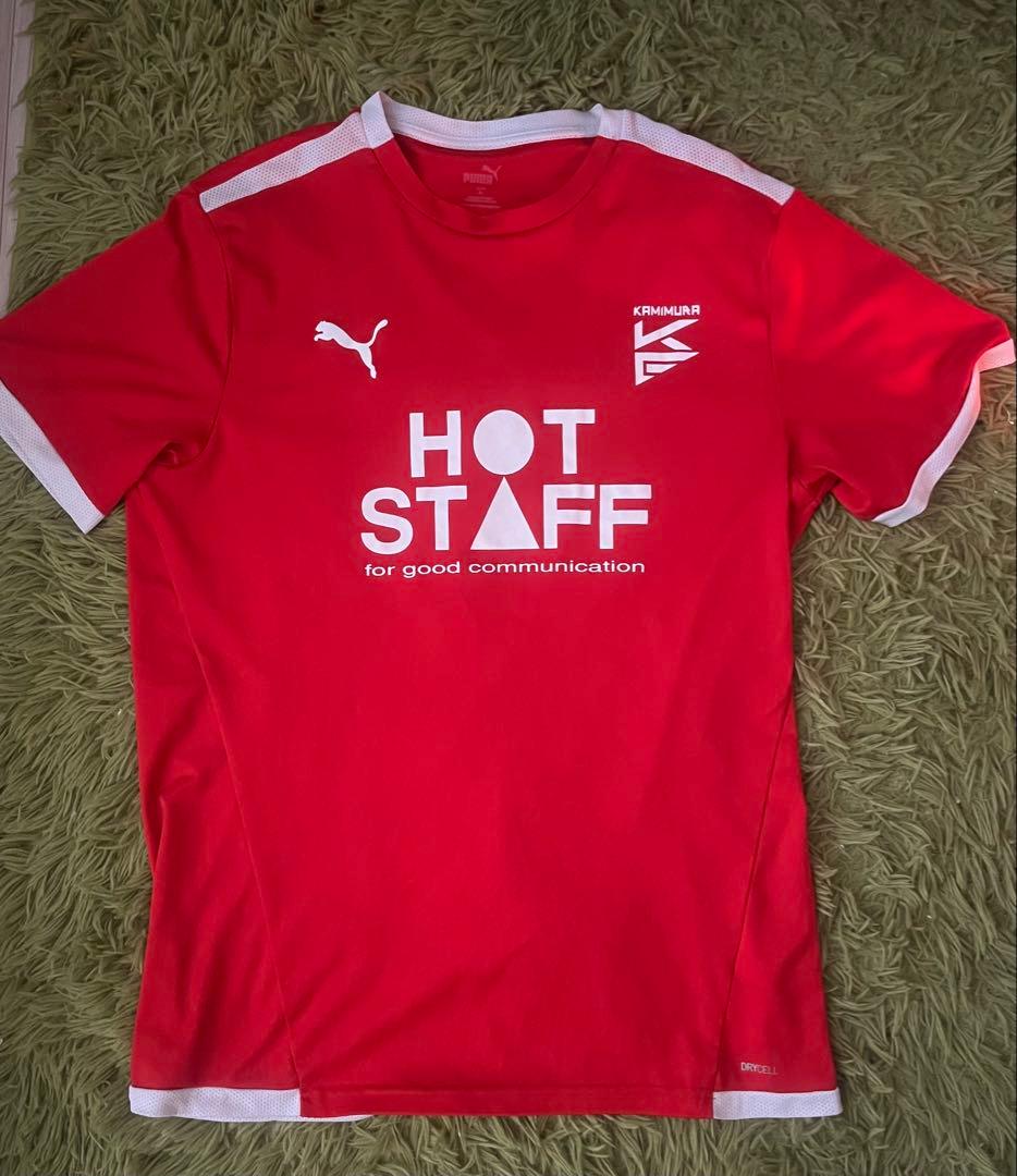 Puma HOT STAFF 神村練習着Tシャツ レッド