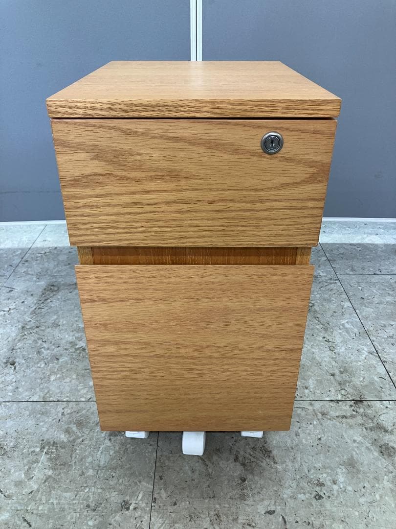 LOWYA 学習机 システムデスク ブラウン