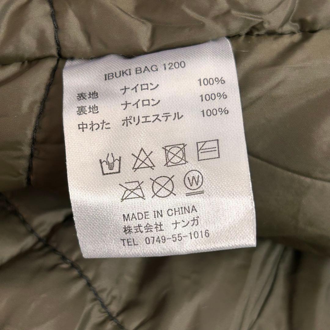 【寝袋】ナンガ VISIONPEAKS シュラフ ブラック カーキ　マミー型