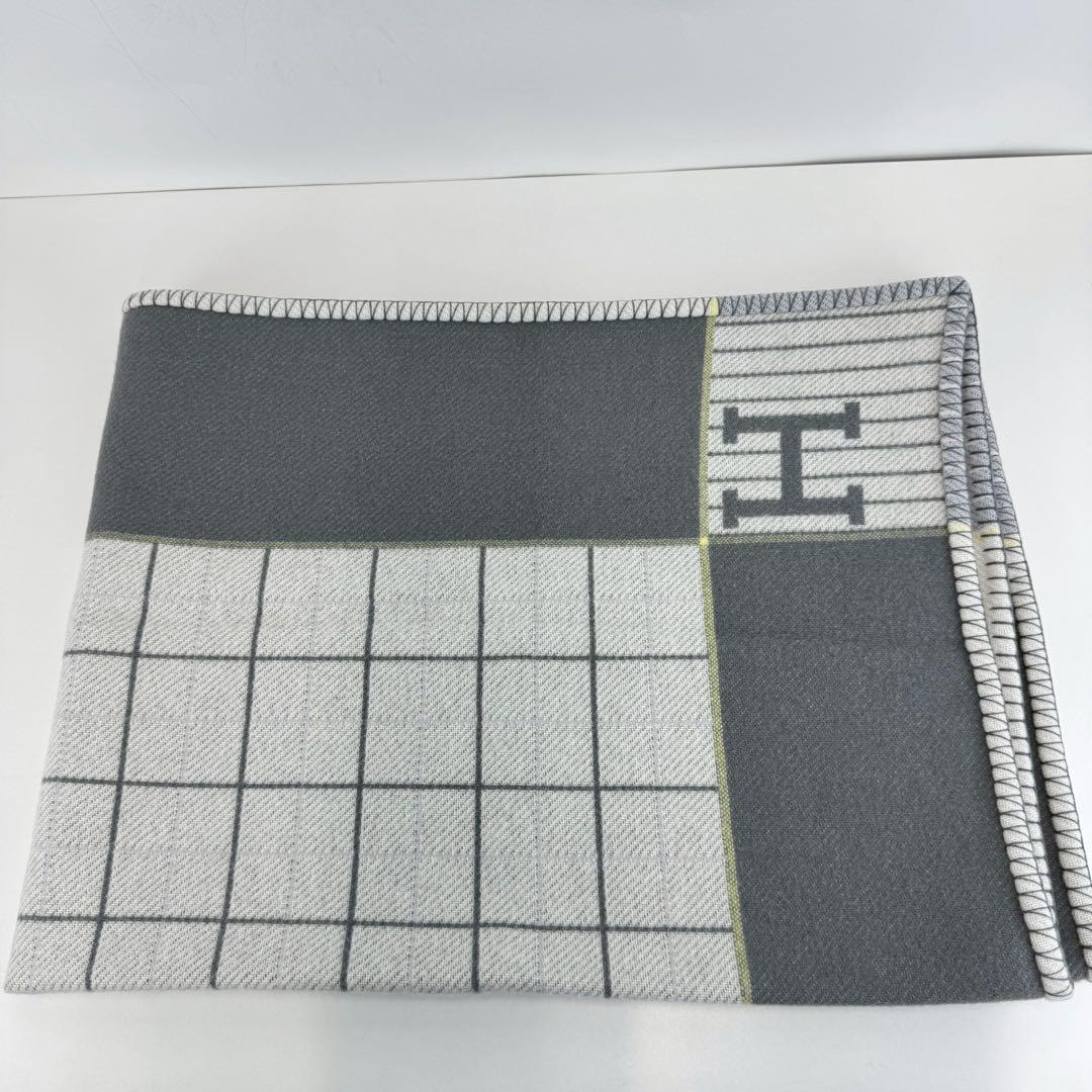 新品　HERMES エルメス　ブランケット　プレード　アヴァロン　カブリオル