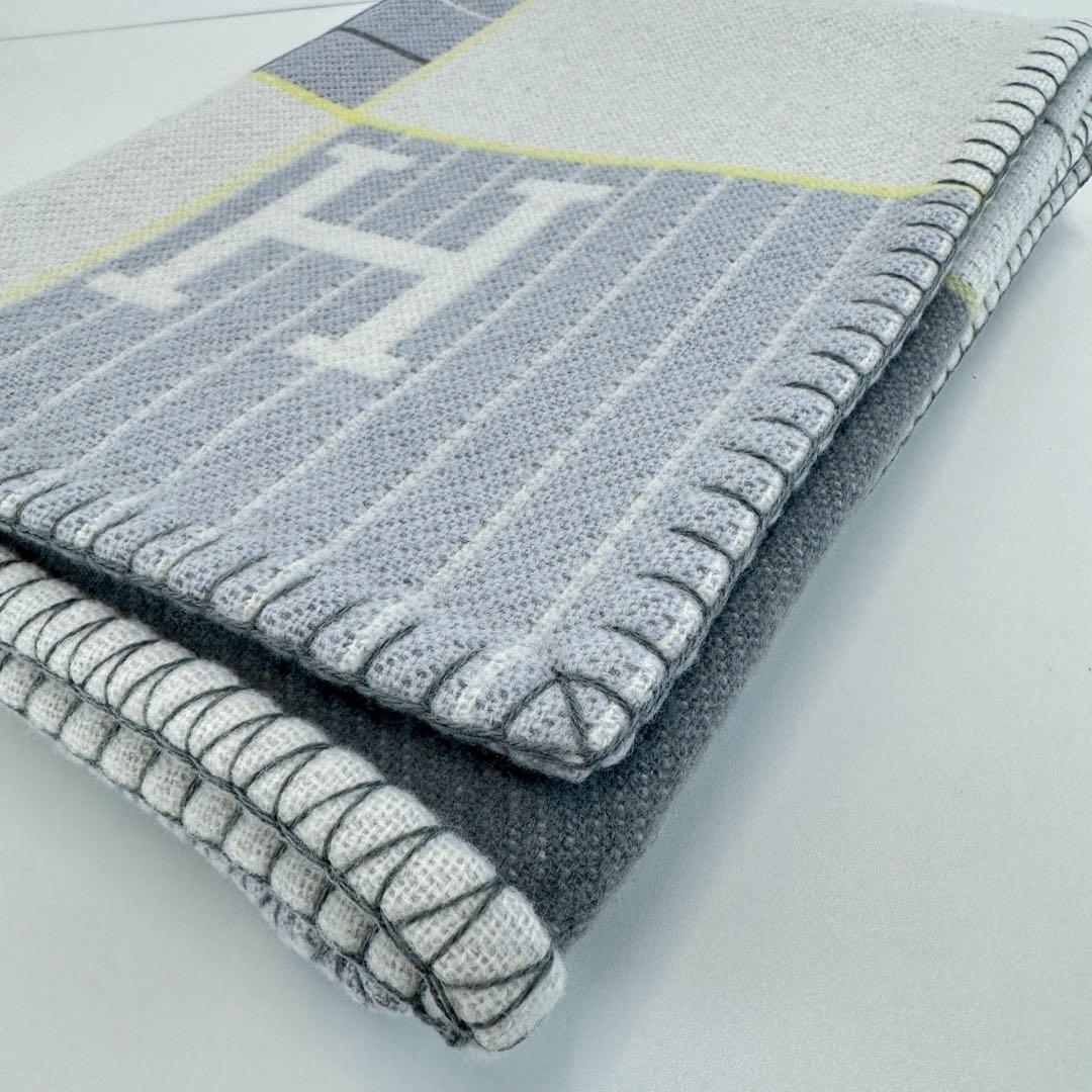 新品　HERMES エルメス　ブランケット　プレード　アヴァロン　カブリオル