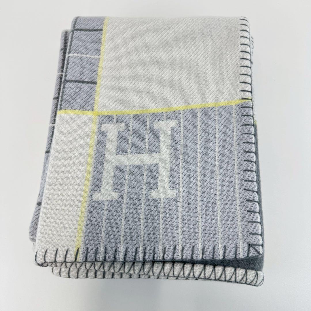 新品　HERMES エルメス　ブランケット　プレード　アヴァロン　カブリオル
