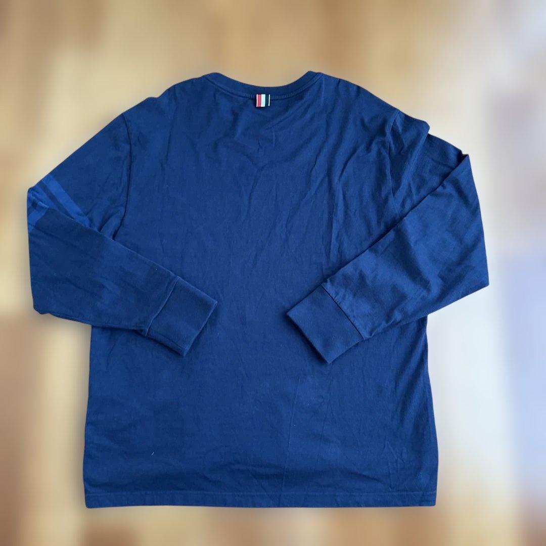 【美品】Thom Browneトムブラウン ネイビー長袖カットソーサイズ3