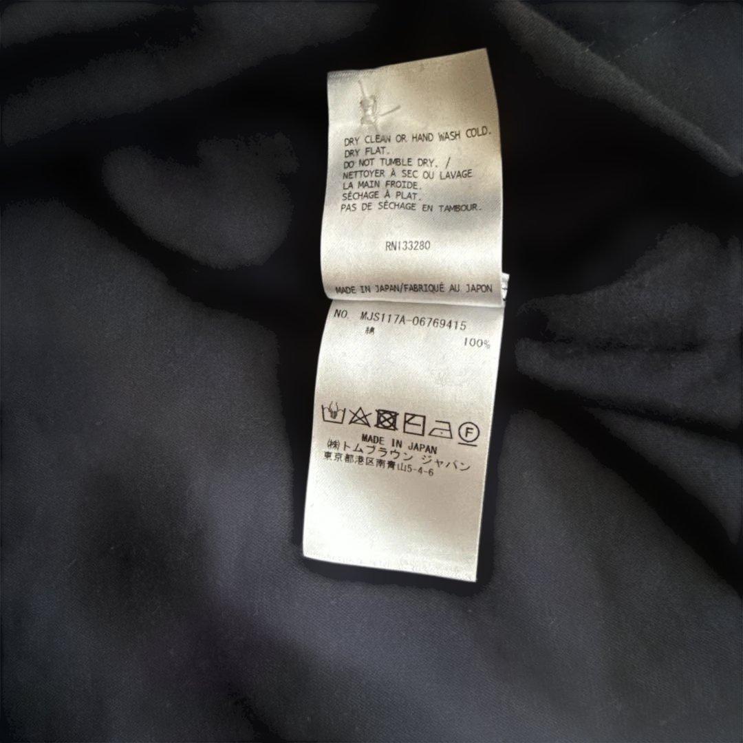 【美品】Thom Browneトムブラウン ネイビー長袖カットソーサイズ3