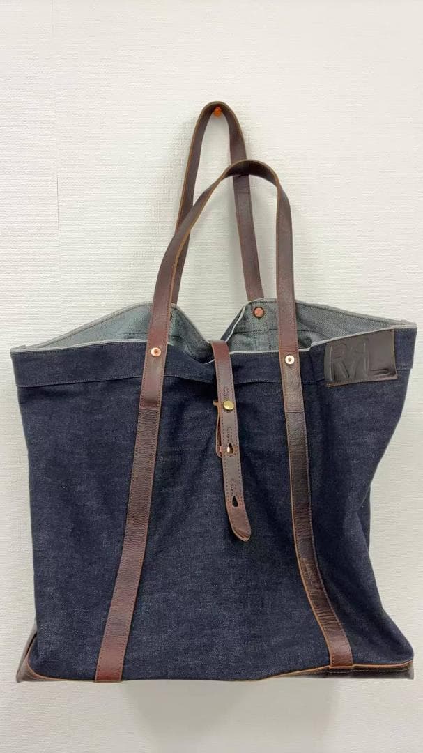 RRL ダブル アール エル ラルフローレン ハンドバッグ デニム生地
