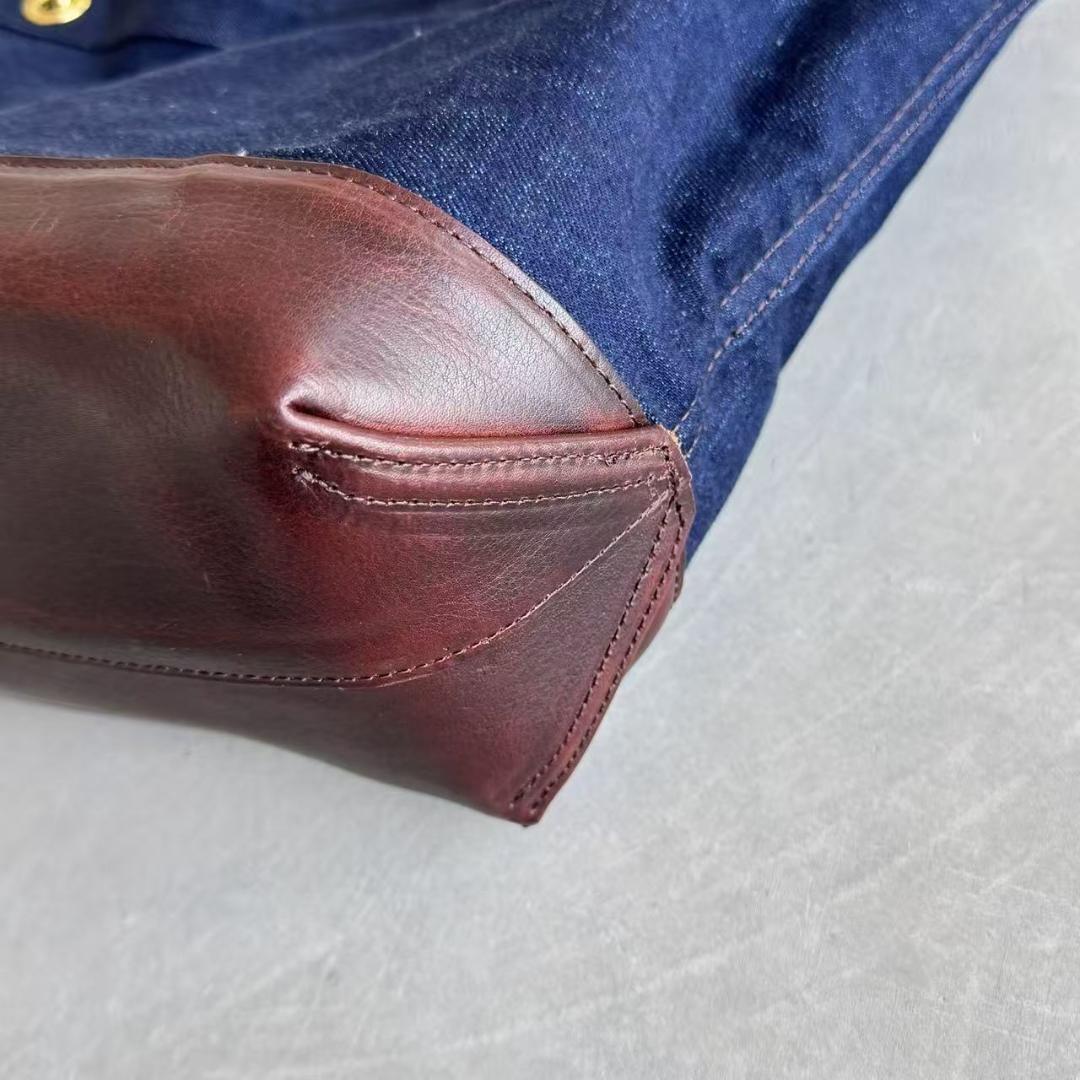 RRL ダブル アール エル ラルフローレン ハンドバッグ デニム生地