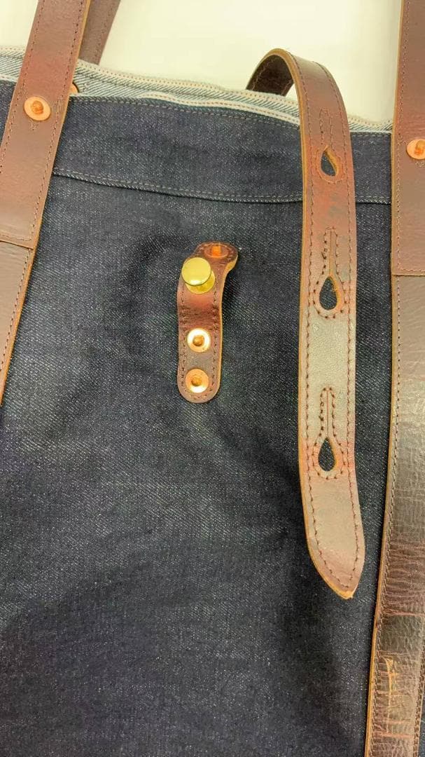 RRL ダブル アール エル ラルフローレン ハンドバッグ デニム生地