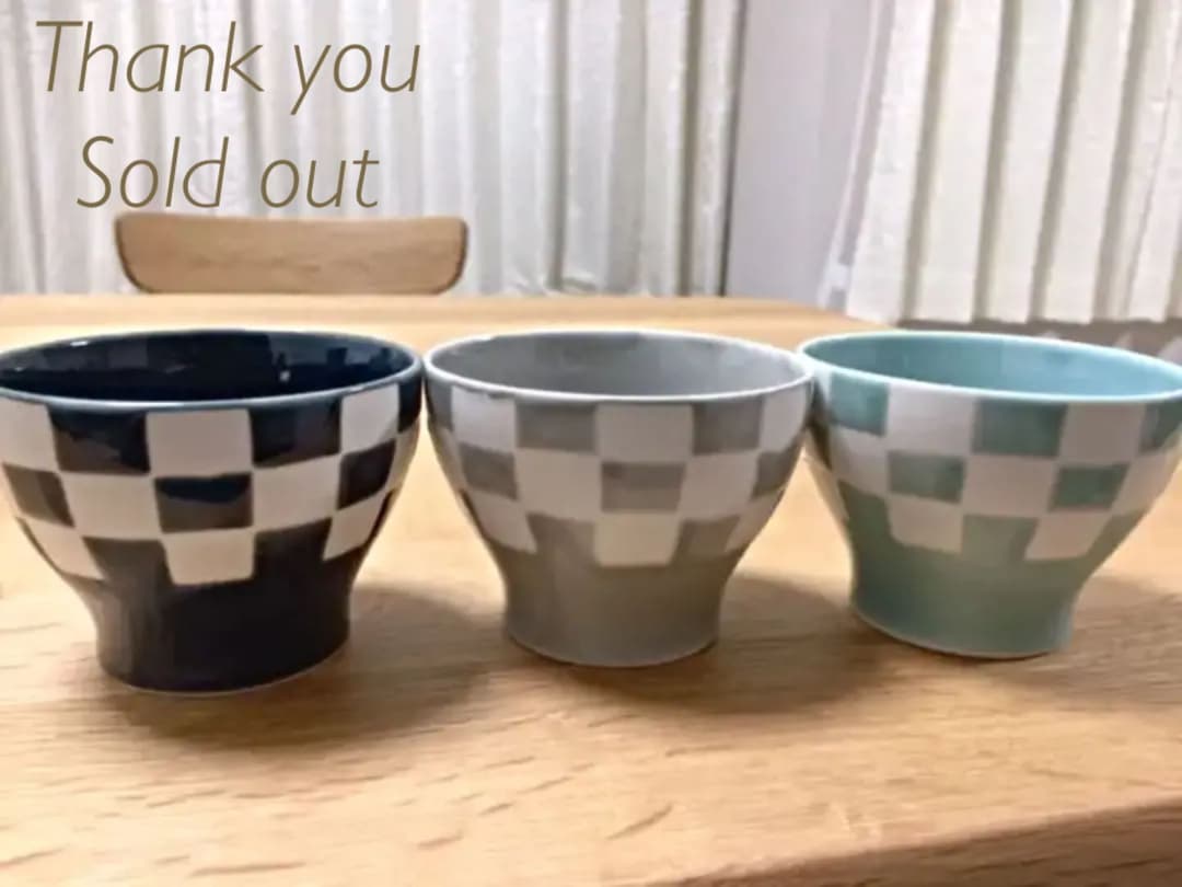 ＊新品未使用＊ 波佐見焼 西山陶器 フリーカップ 西山窯 3個セット