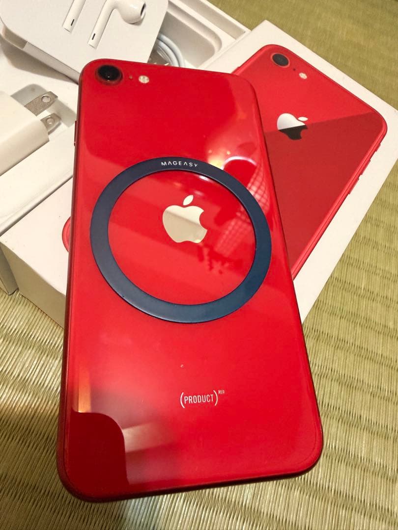 iPhone SE RED SIMロック　iPhone8