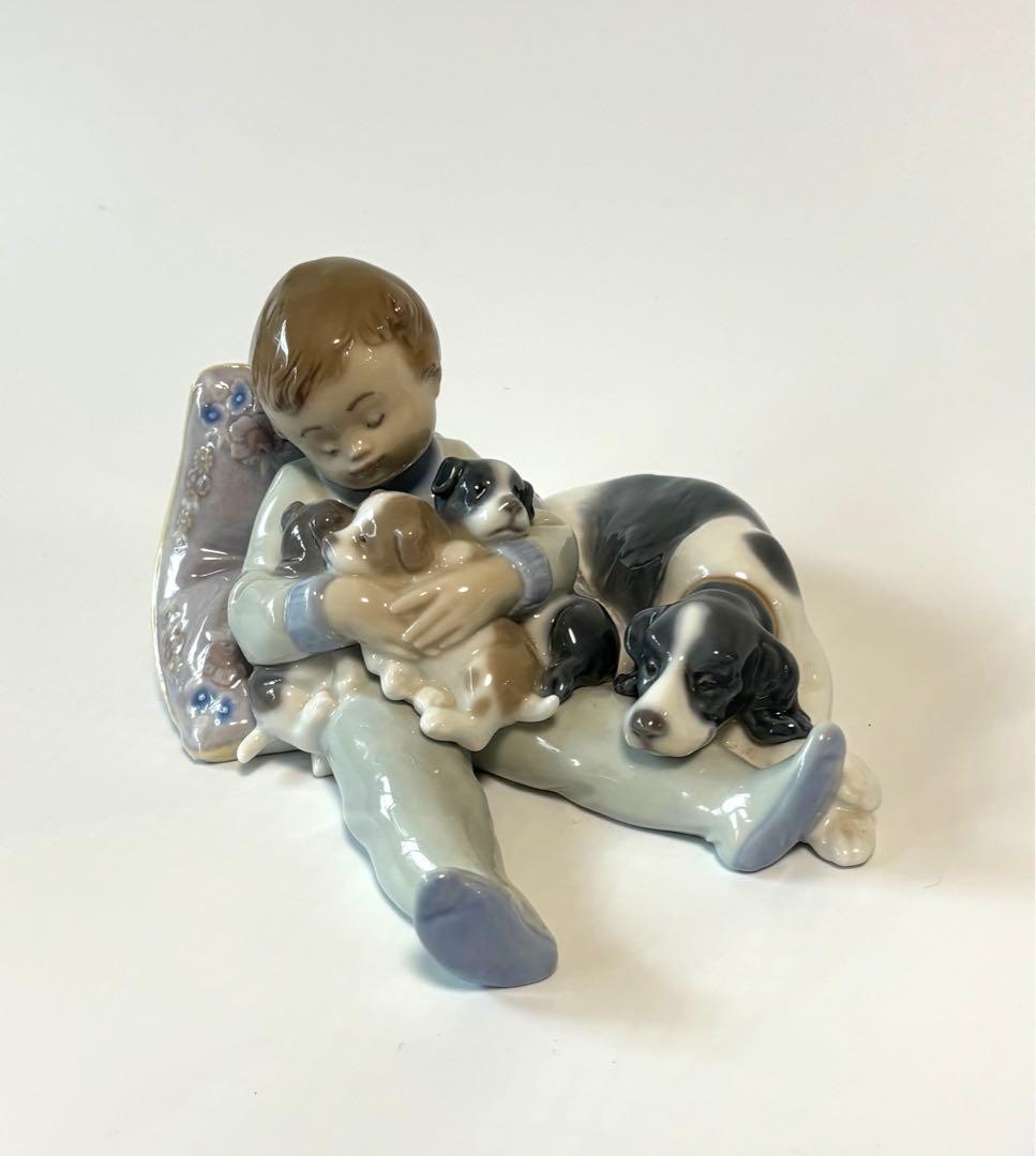 美品/絶版品 リヤドロ LLADRO 1535 「みんな、おねんね」BOX付