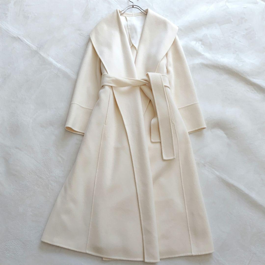 あ*！様 極美品✨アナイ 定価10万 シャルムビーバーショールカラーコート 36