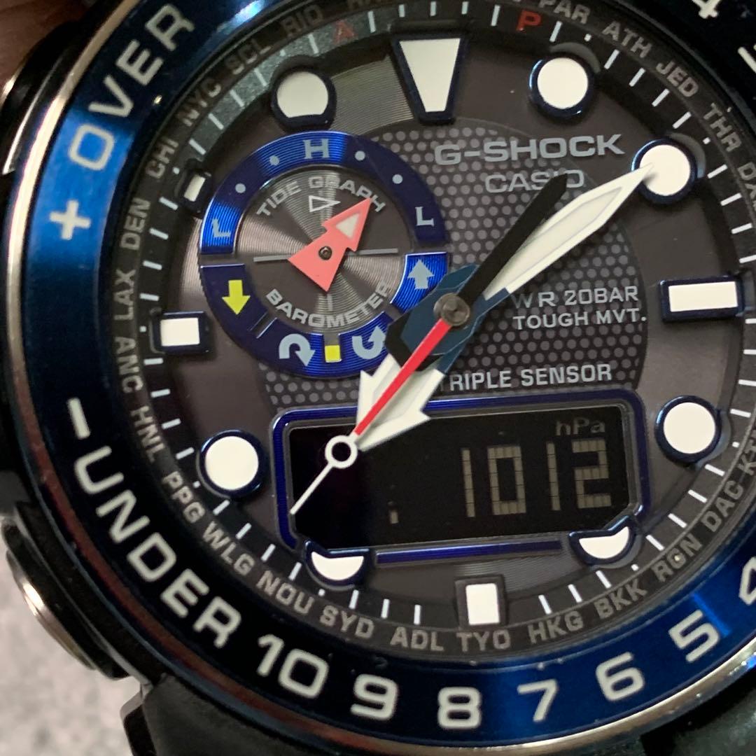 時計 CASIO G-Shock GULFMASTER GWN-1000B BLUE