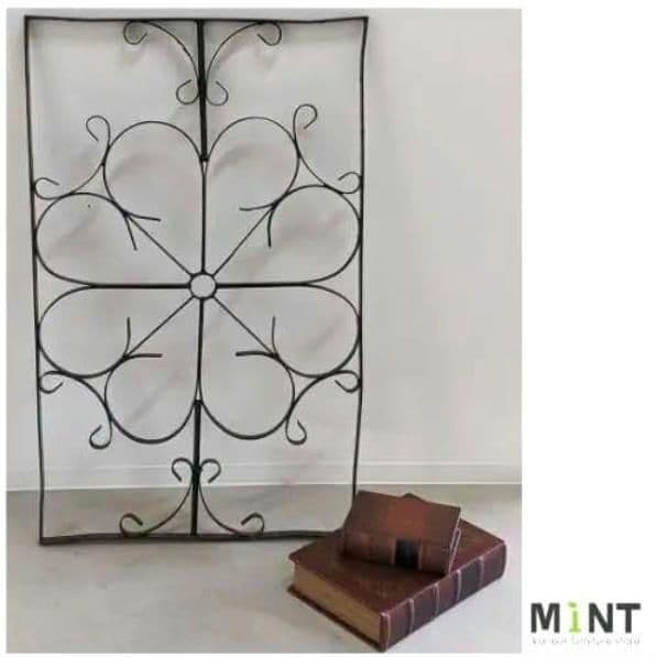 バリ島　アンティーク　アイアンフレーム　50×80㎝