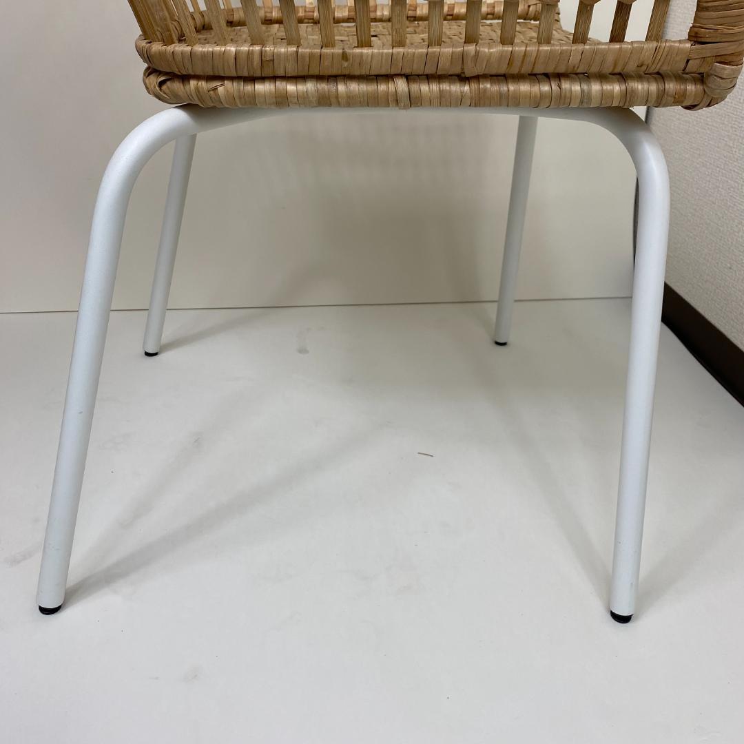 IKEA NILSOVE ニルソーヴェ イス ラタン ダイニングチェア ガーデン