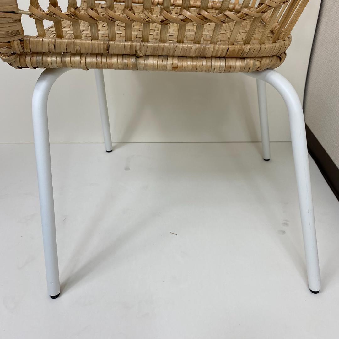 IKEA NILSOVE ニルソーヴェ イス ラタン ダイニングチェア ガーデン