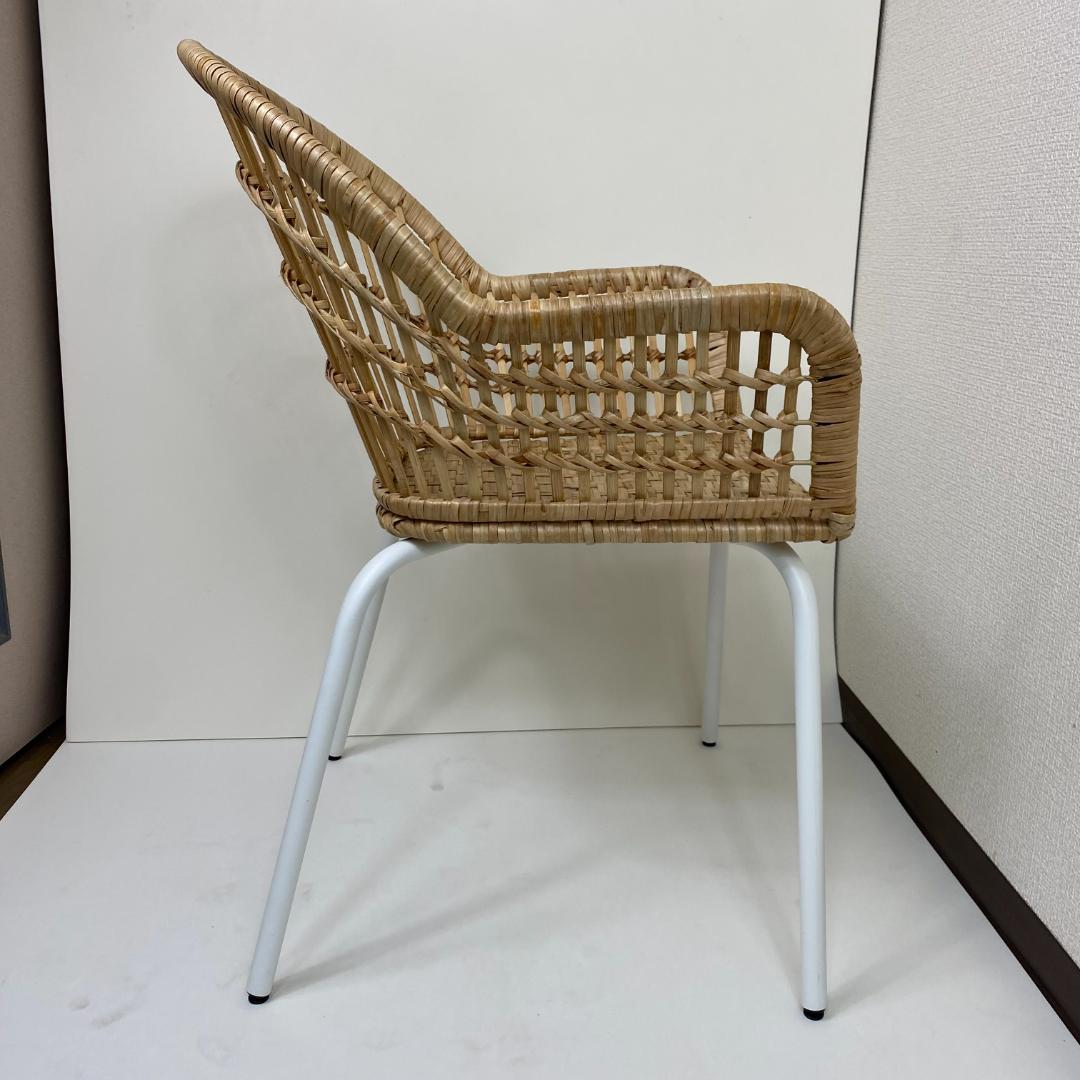 IKEA NILSOVE ニルソーヴェ イス ラタン ダイニングチェア ガーデン