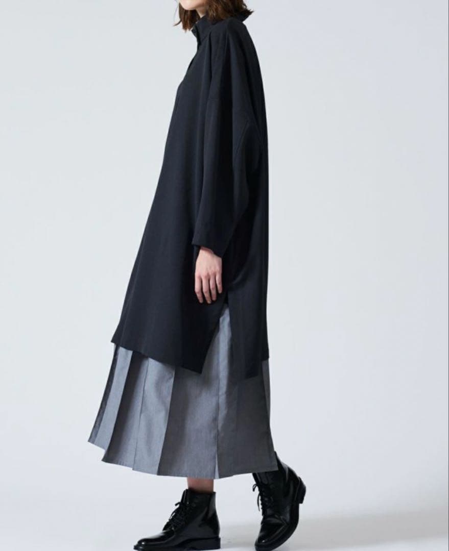 mizuiroind スタンドカラーワイドワンピース