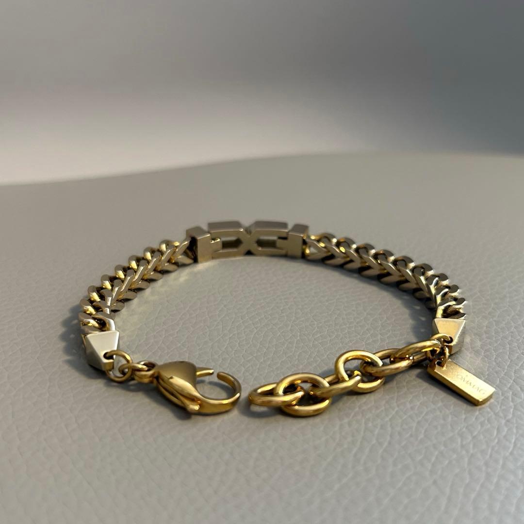 BLESS クロスチェーンブレスレット ゴールド