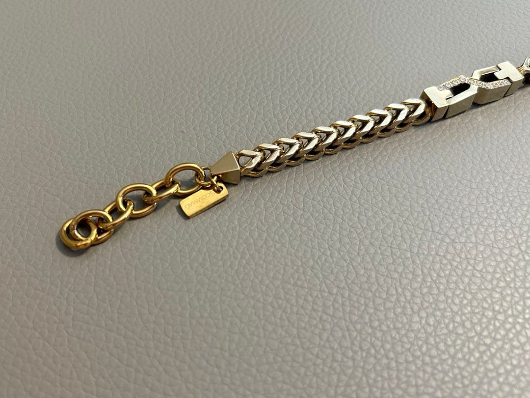 BLESS クロスチェーンブレスレット ゴールド